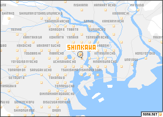 map of Shinkawa