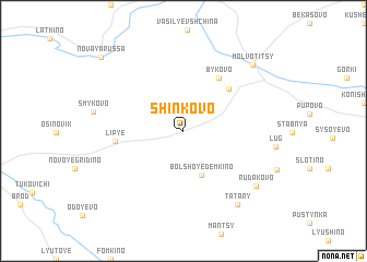 map of Shinkovo