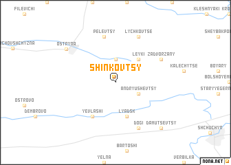 map of Shinkovtsy