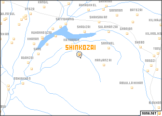 map of Shīnkozai
