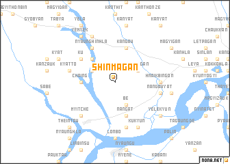 map of Shinmagan