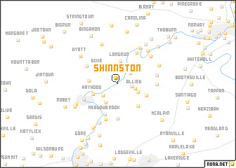 map of Shinnston