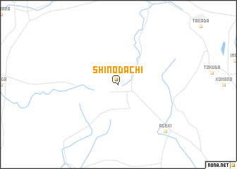 map of Shinodachi