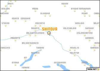 map of Shinova