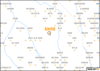 map of Shīno