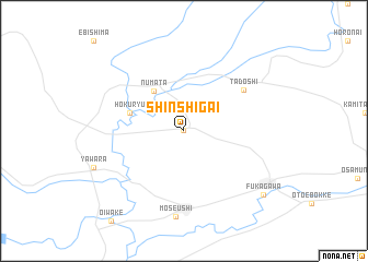 map of Shin-shigai