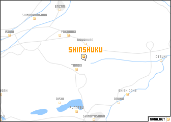 map of Shinshuku