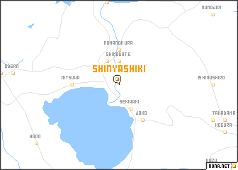 map of Shinyashiki