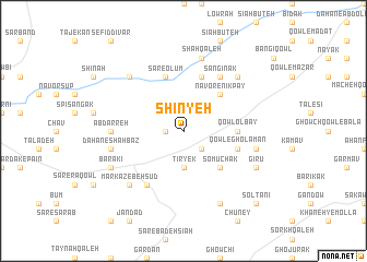 map of Shīnyeh