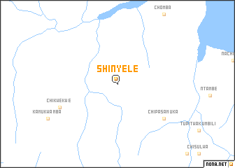 map of Shinyele