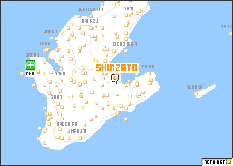 map of Shinzato