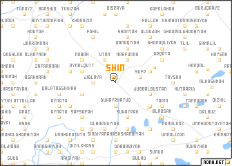 map of Shīn