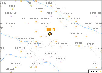 map of Shīn