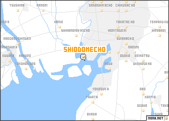 map of Shiodomechō