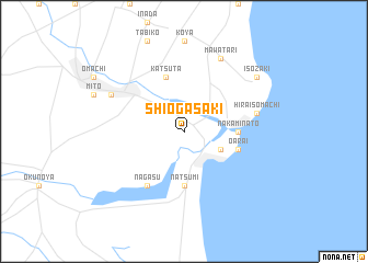 map of Shiogasaki