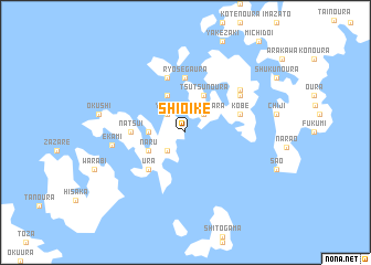 map of Shioike