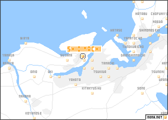 map of Shioimachi