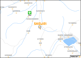 map of Shiojiri