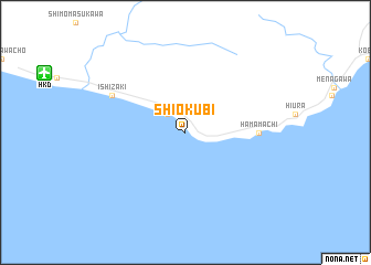 map of Shiokubi