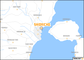 map of Shiomichō