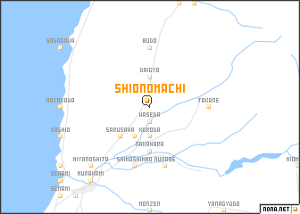 map of Shionomachi