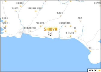 map of Shioya