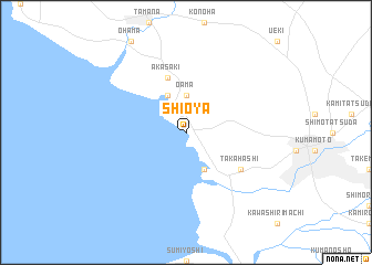 map of Shioya