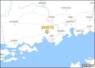 map of Shioya