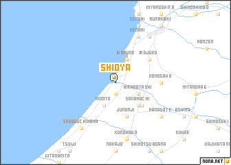 map of Shioya