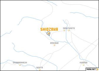 map of Shiozawa