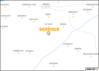 map of Shipakovo