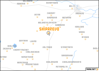 map of Shiparevo