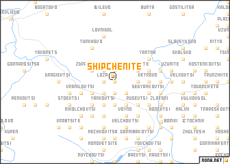 map of Shipchenite