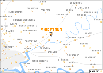 map of Shipetown