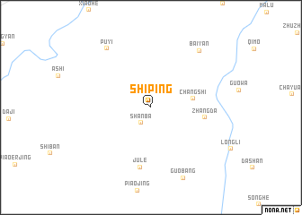 map of Shiping