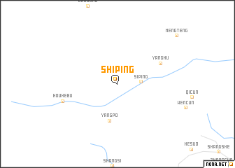 map of Shiping