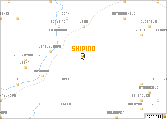 map of Shipino