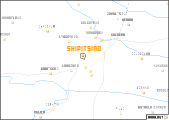 map of Shipitsino