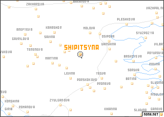 map of Shipitsyna