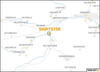 map of Shipitsyna