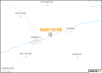 map of Shipitsyna