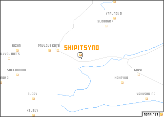 map of Shipitsyno