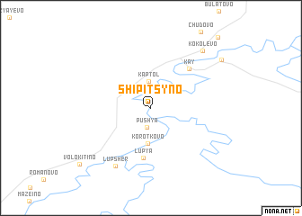 map of Shipitsyno