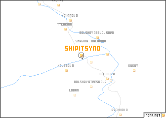 map of Shipitsyno