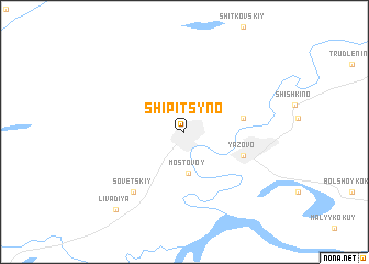 map of Shipitsyno