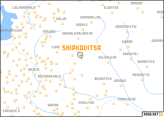 map of Shipkovitsa