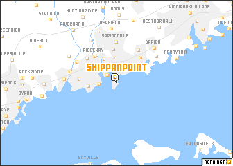 map of Shippan Point