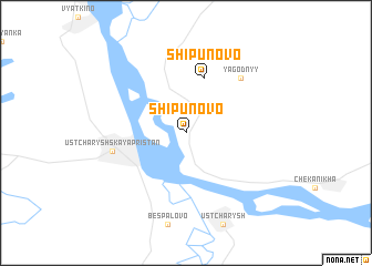 map of Shipunovo