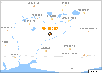 map of Shiqiaozi