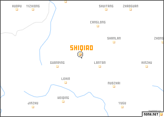 map of Shiqiao